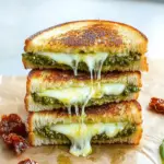 Sourdough Pesto Grilled Cheese