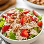 Strawberry Poppy Seed Pecan Chicken Salad