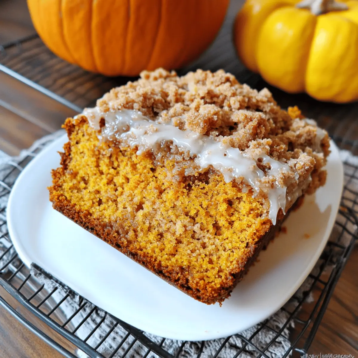 Pumpkin Streusel Bread