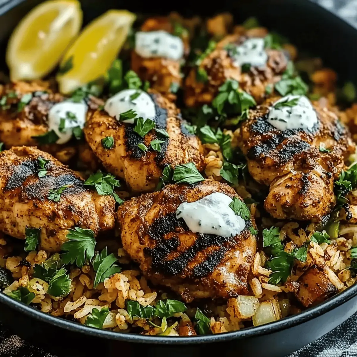 One Pot Shawarma Chicken And Rice