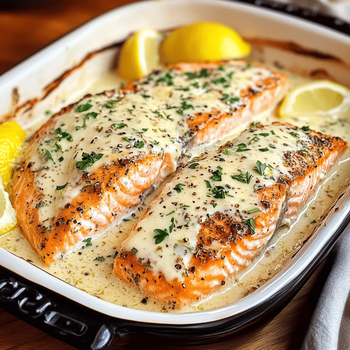 Baked Boursin Salmon