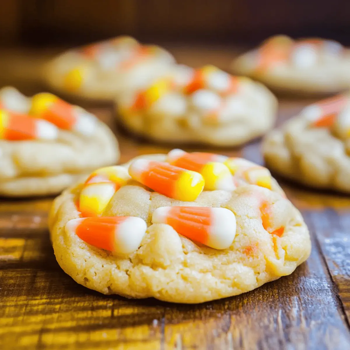 Candy Corn and White Chocolate Softbatch Cookies