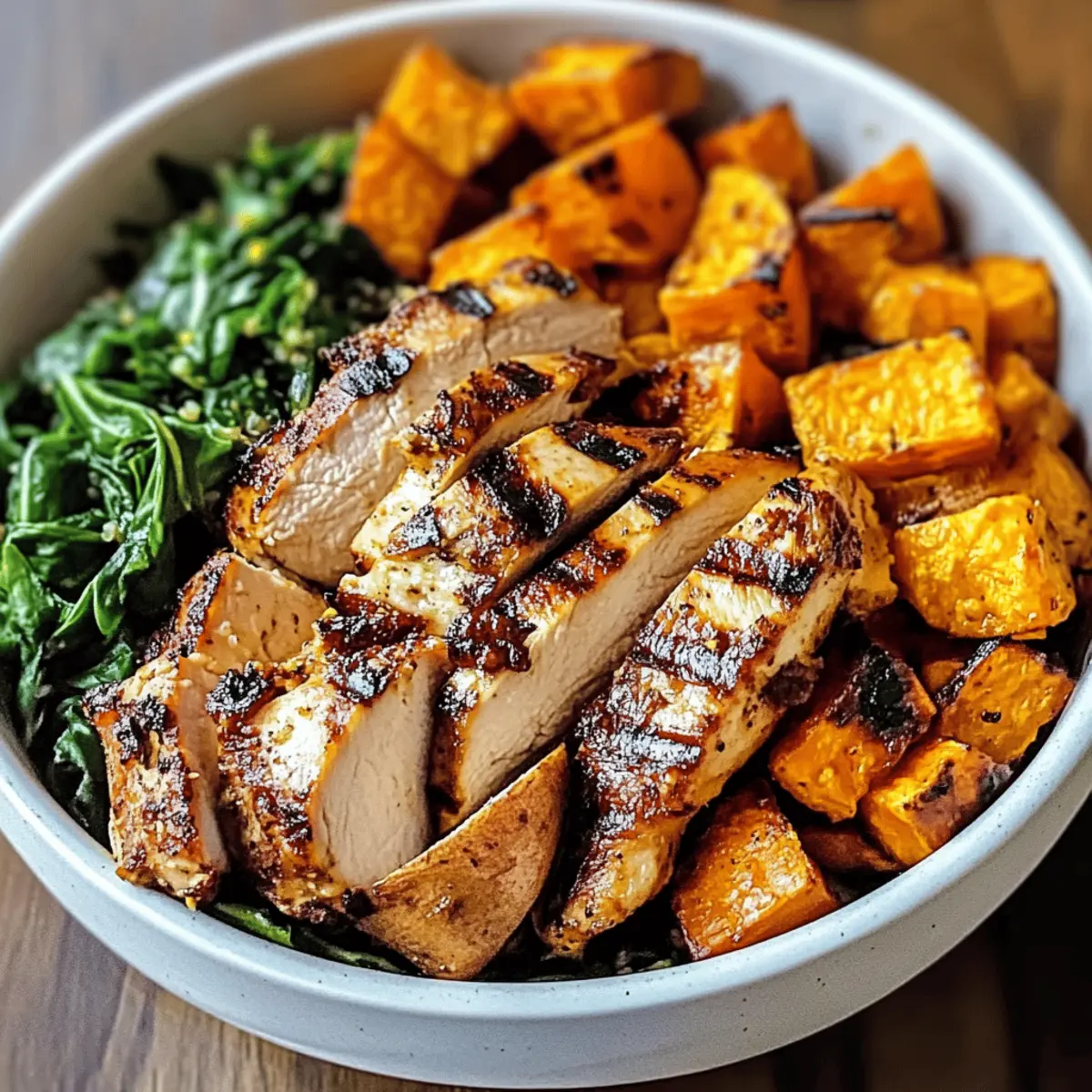 Grilled Chicken & Sweet Potato Bowl