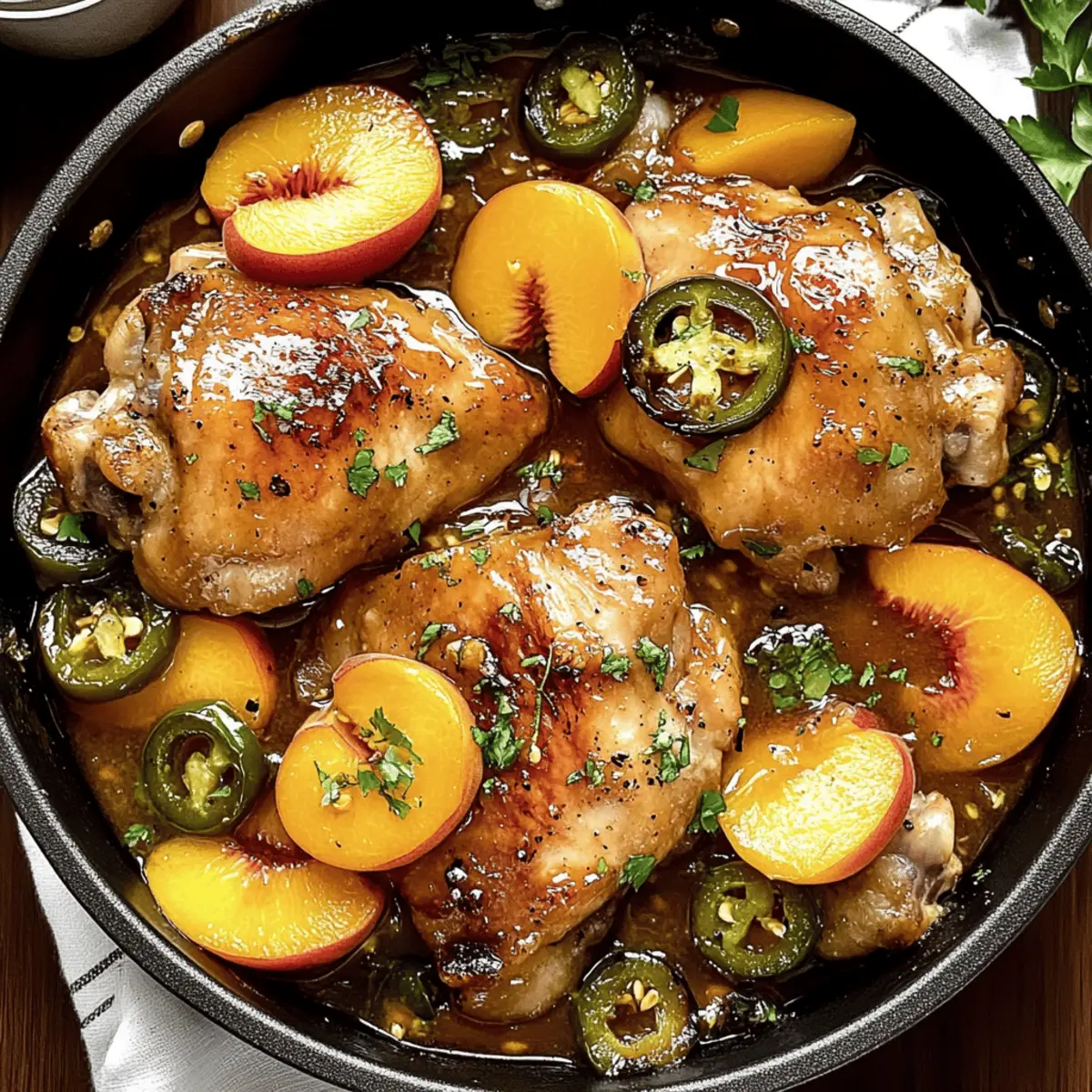 Jalapeno Peach Chicken