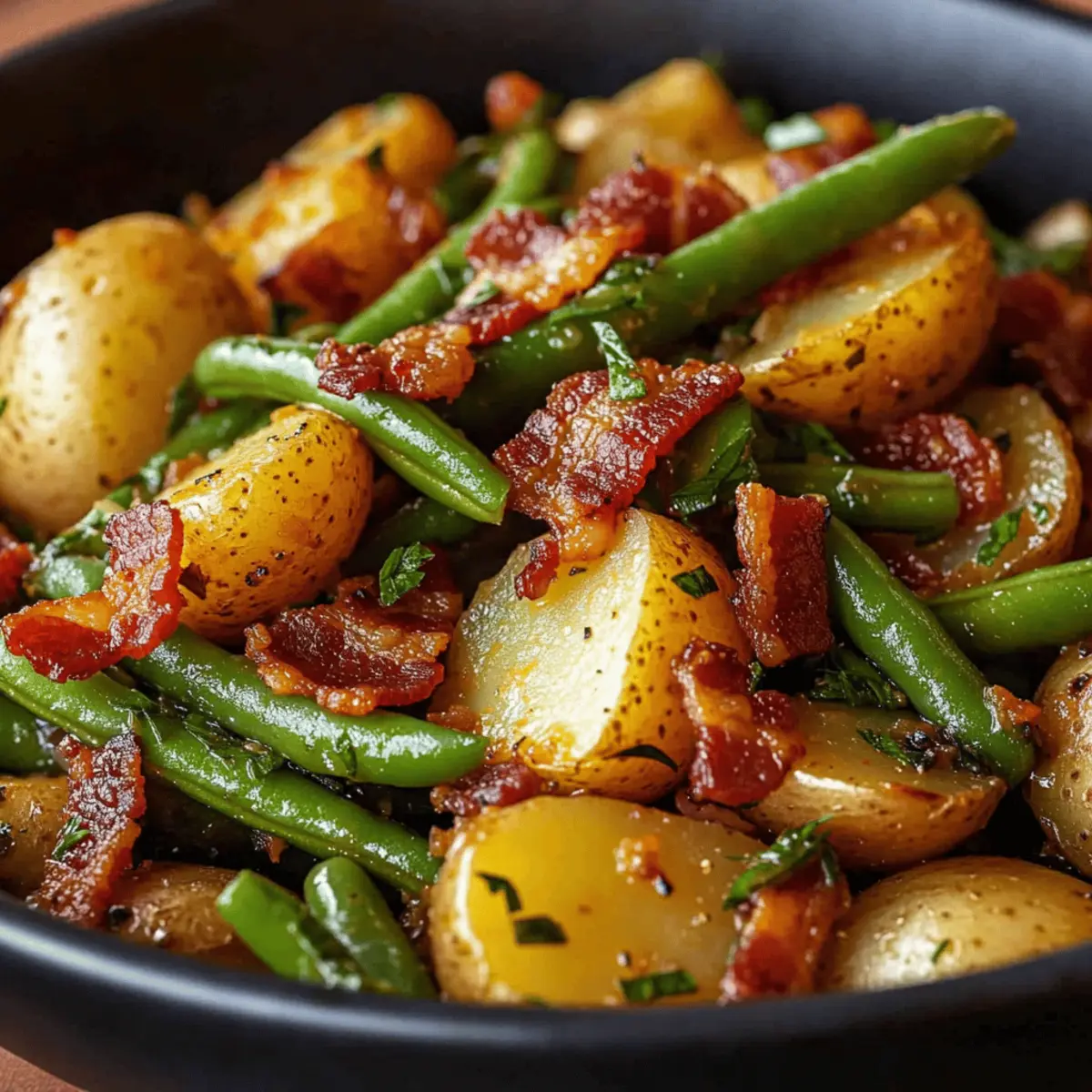 Green Beans and Potatoes with Bacon Recipe