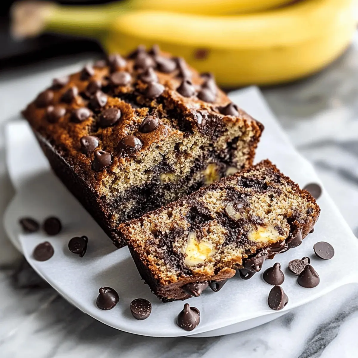 Super Moist Chocolate Chip Banana Bread