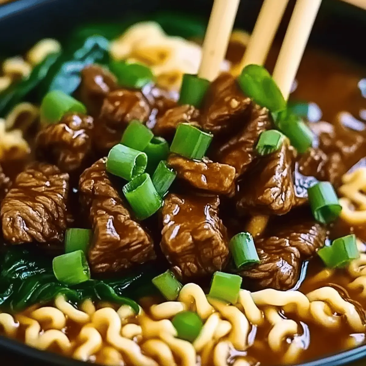 Beef Ramen Noodles