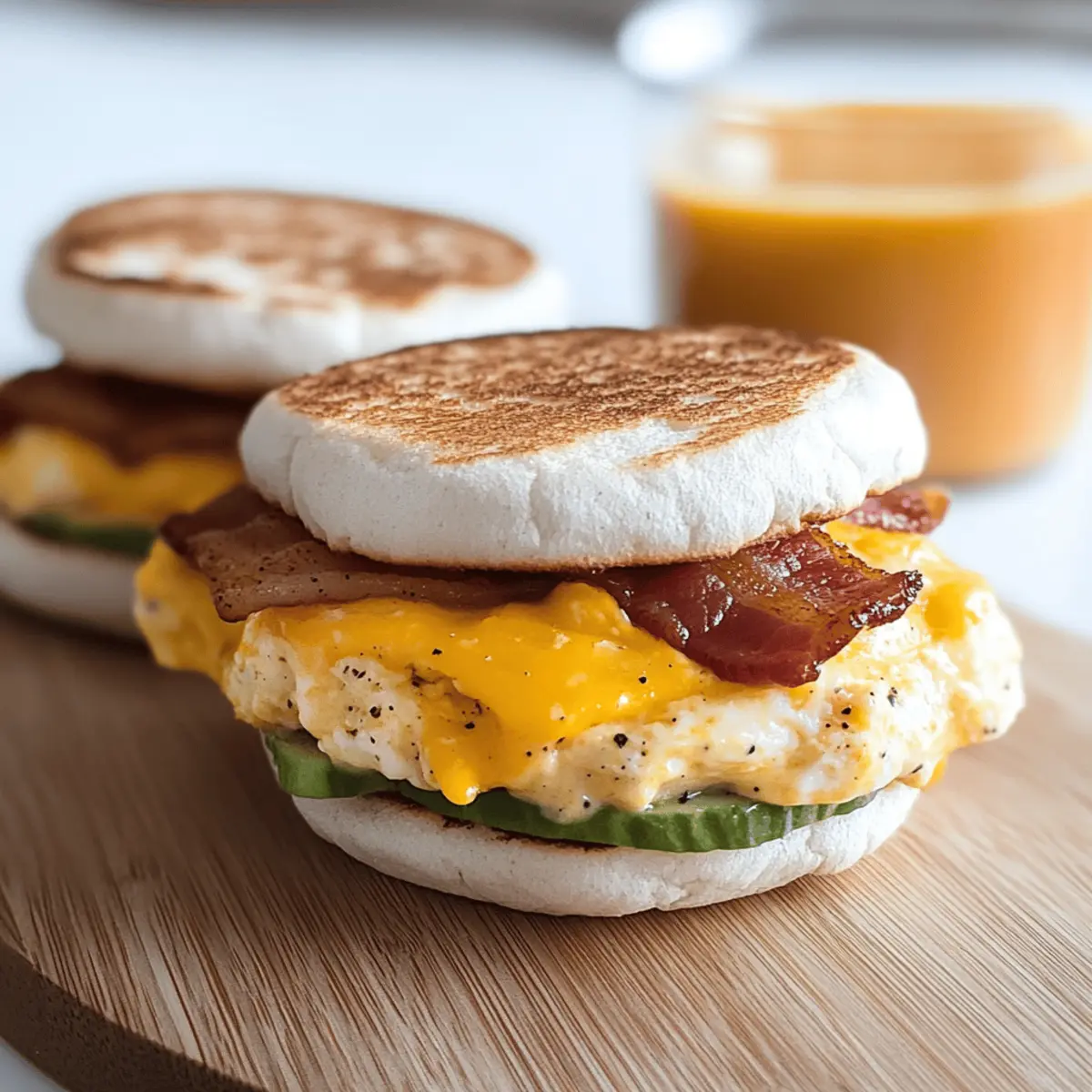 Freezer Breakfast Sandwiches