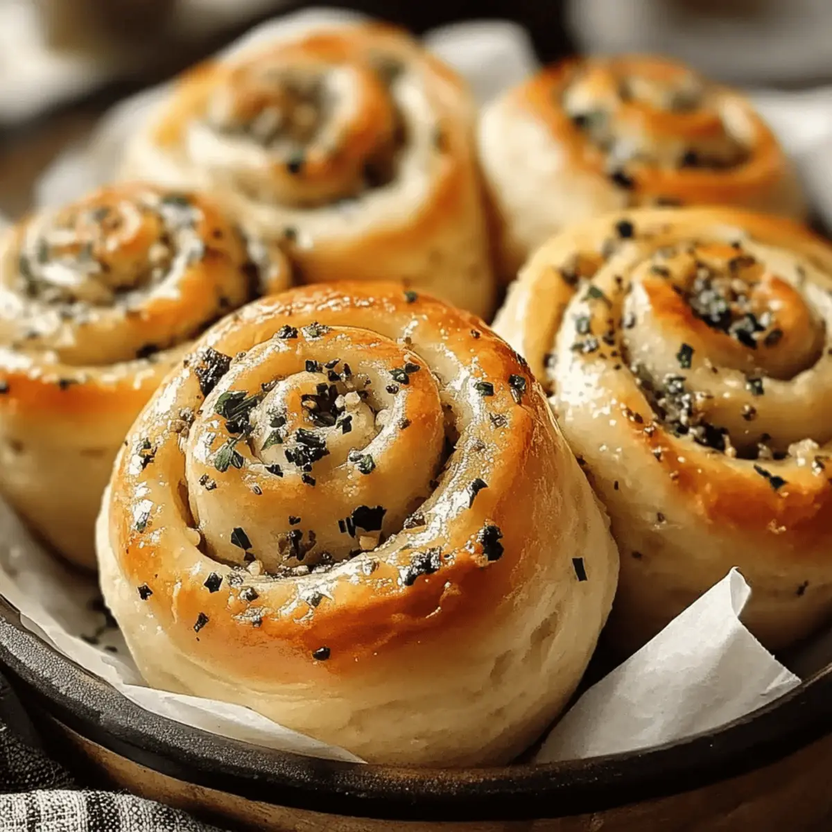 Garlic‑Swirl Rolls