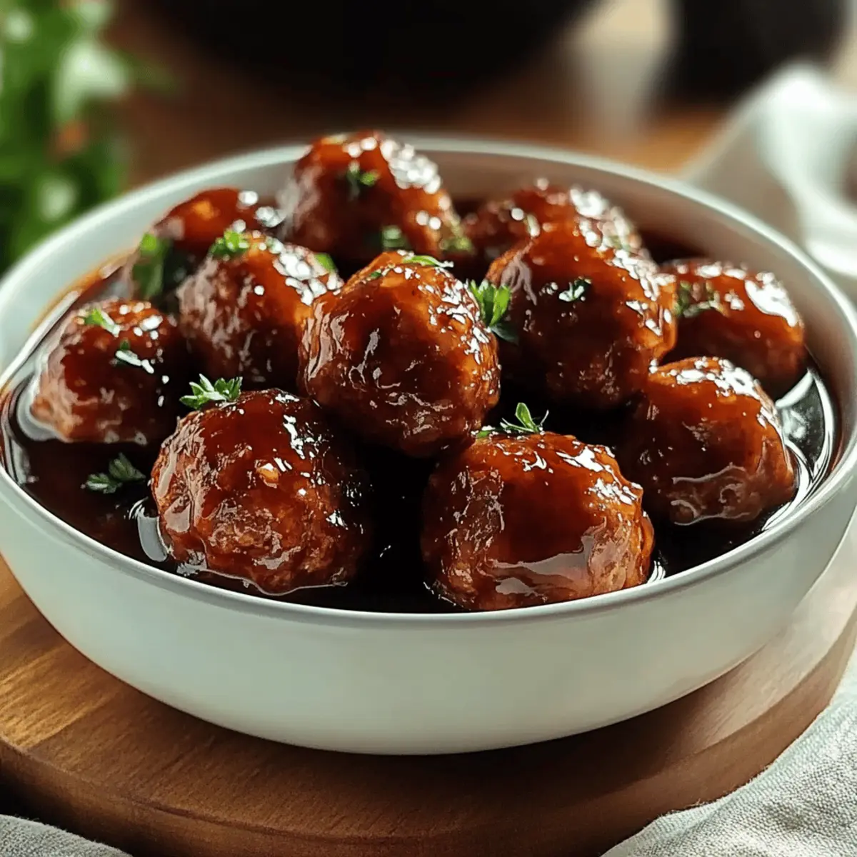 Grape Jelly Meatballs
