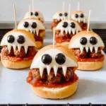 HALLOWEEN MONSTER MEATBALL SLIDERS