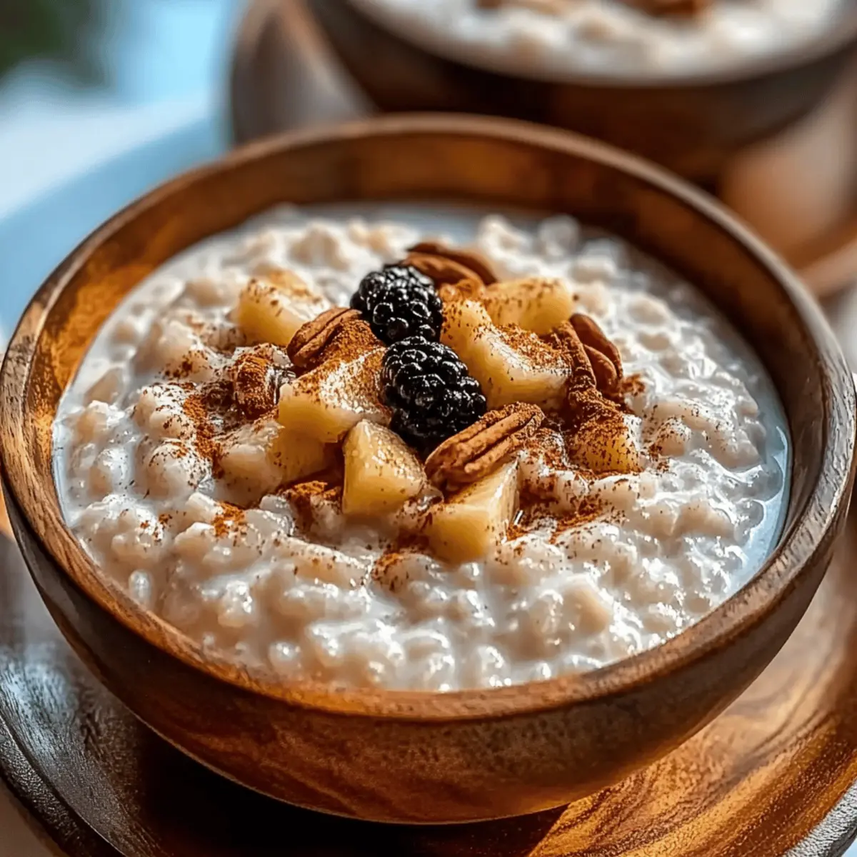 Healthy Rice Pudding