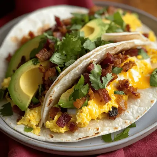 Hearty Mexican‑Style Breakfast Tacos