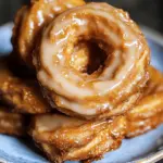 Hot Buttered Rum Glazed Crullers