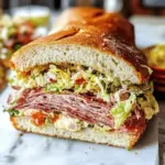 Italian Grinder Salad Sandwich