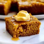 Pumpkin Cornbread with Cinnamon Honey Butter
