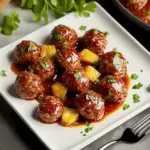 Sweet chili Meatballs Crockpot