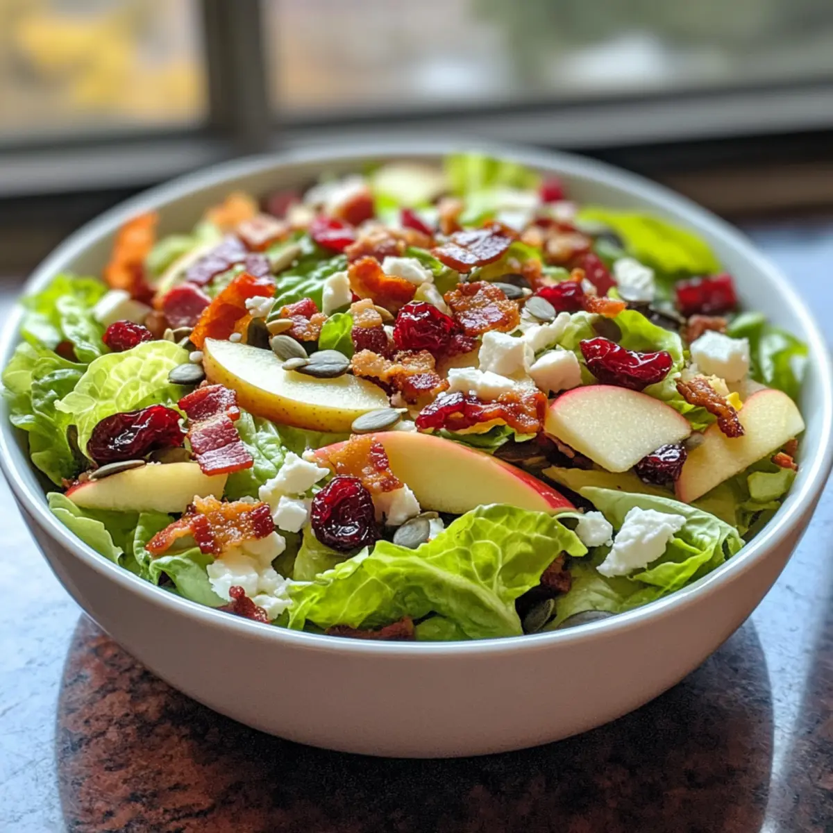 Autumn Harvest Honeycrisp Apple and Feta Salad