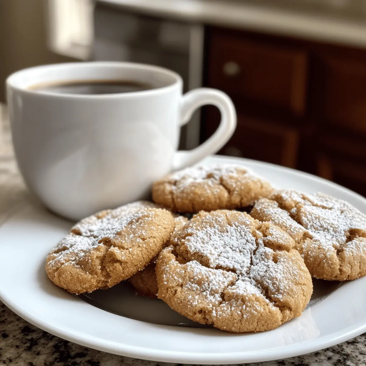 Cinnamon Coffee Crinkles