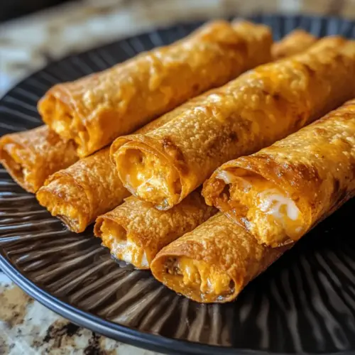 Crispy Chicken Taquitos