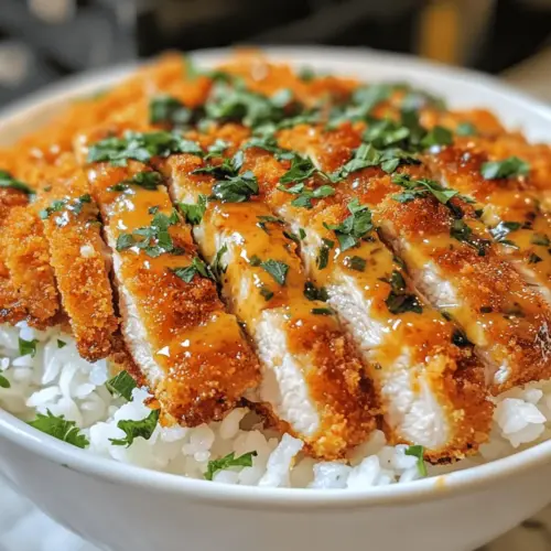 Japanese Katsu Bowls with Tonkatsu Sauce