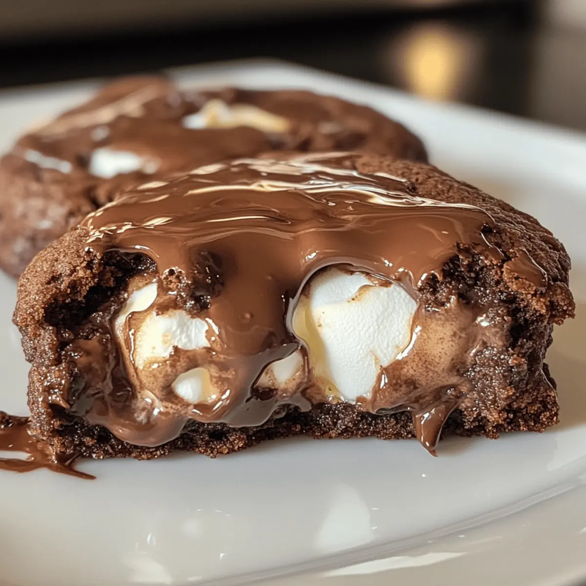 Marshmallow Hot Cocoa Surprise Cookies