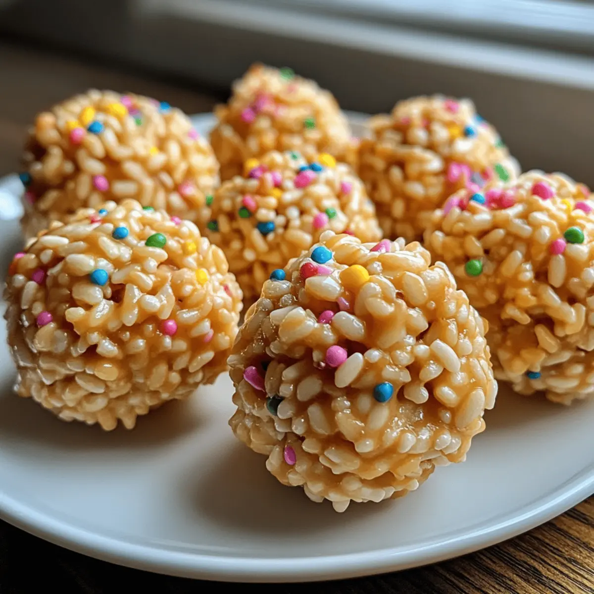 Rice Krispy Peanut Butter Balls