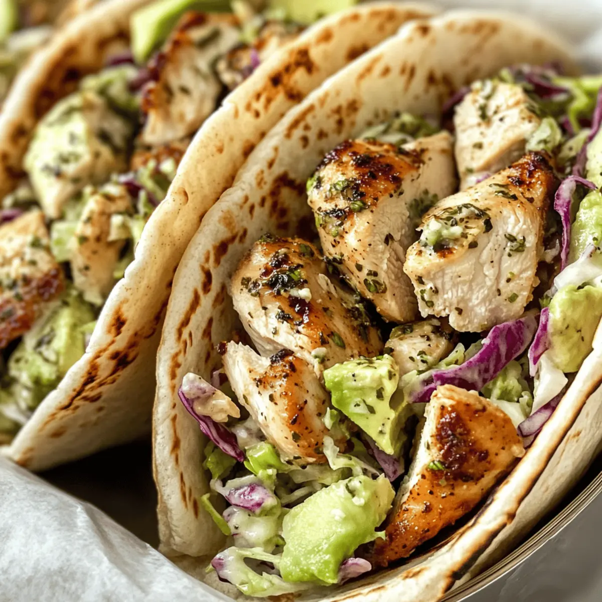 Sheet Pan Chicken Pitas with Herby Ranch