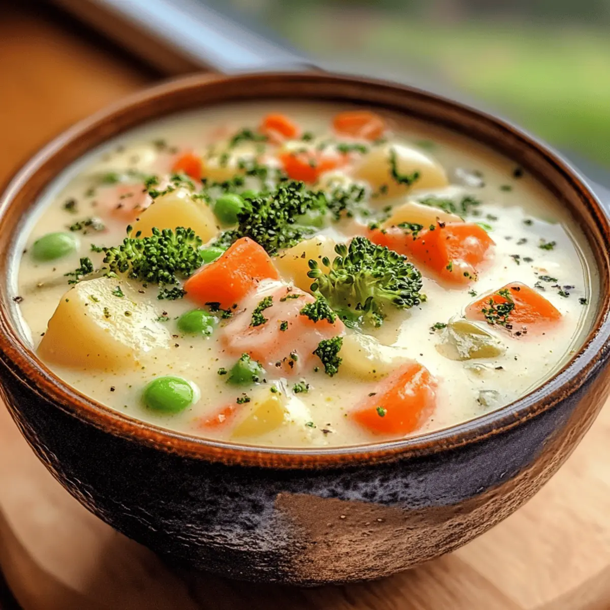 Veggie Pot Pie Soup