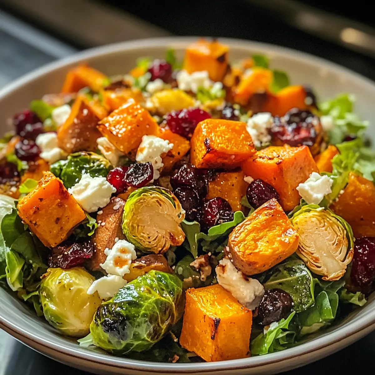 Autumn Maple Roasted Veggie Salad