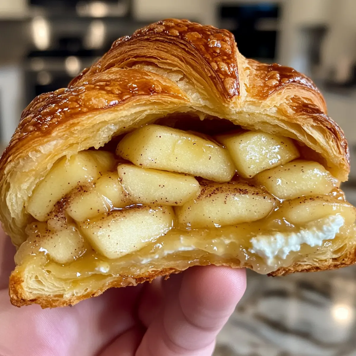 Apple & Goat Cheese Croissant Sandwich