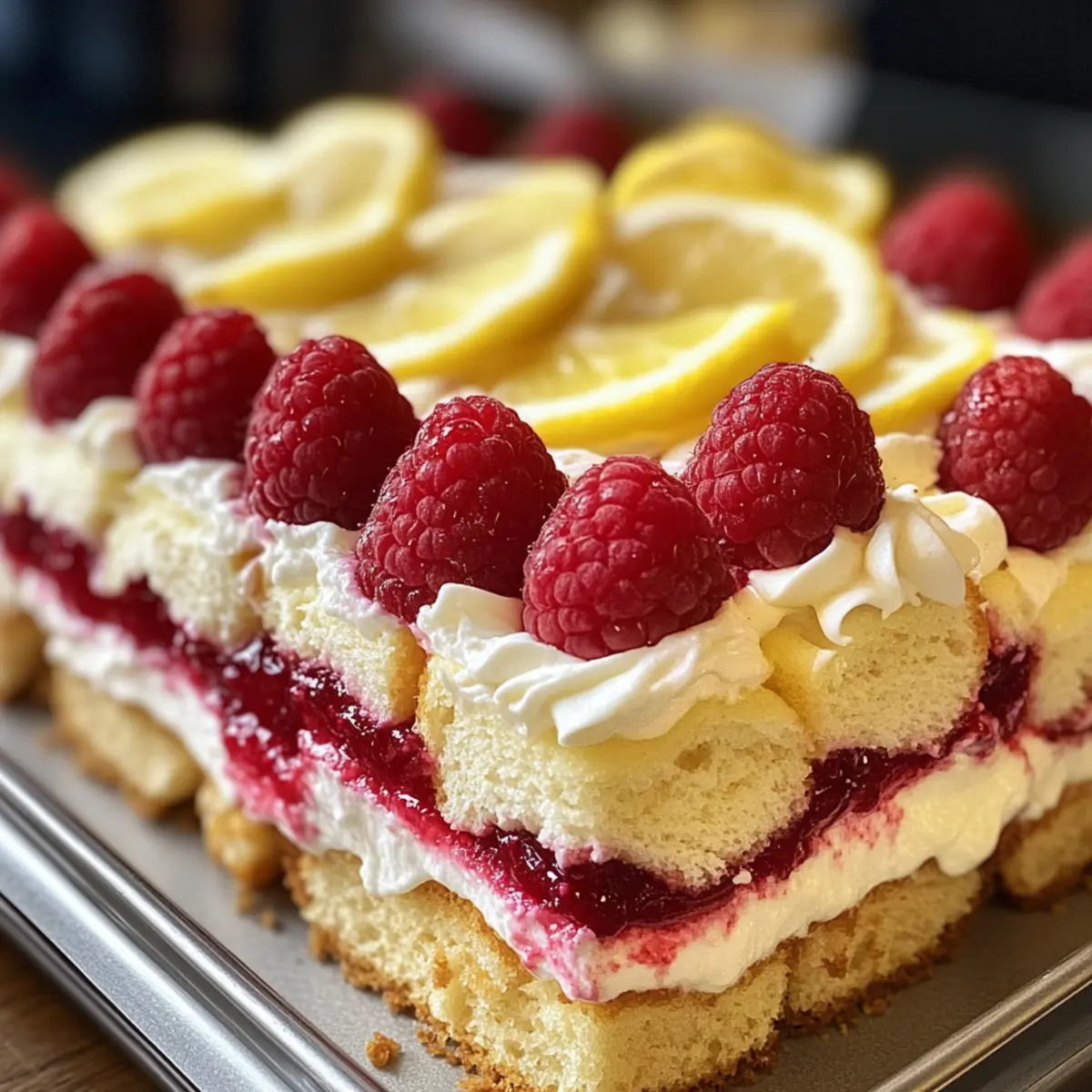 Fresh Raspberry Tiramisu