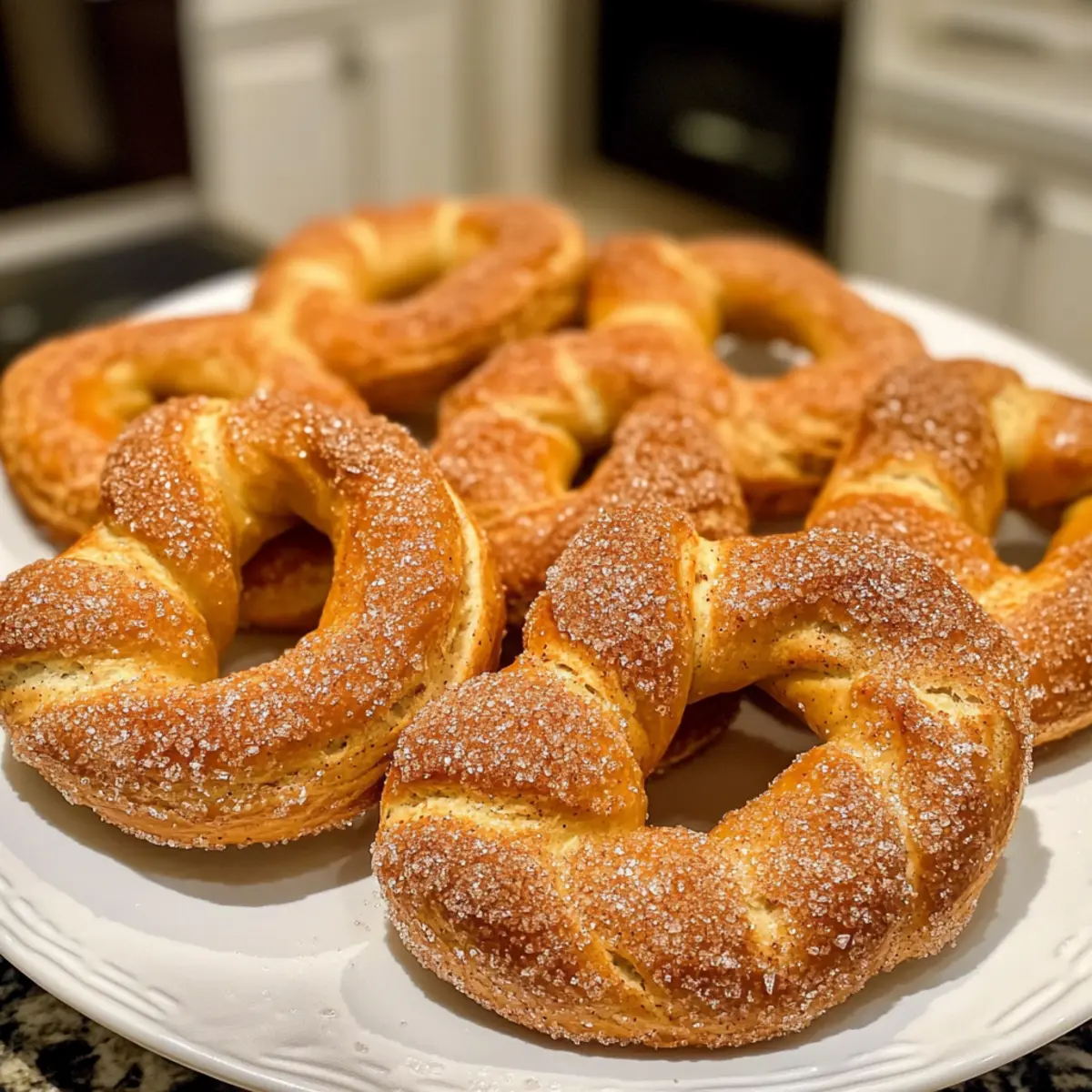 Cinnamon Sugar Soft Pretzels