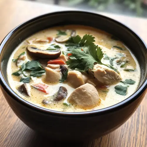 Thai Coconut Chicken Soup