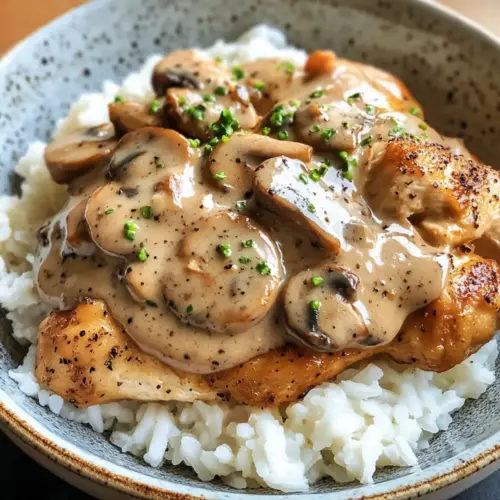 Smothered Chicken and Rice