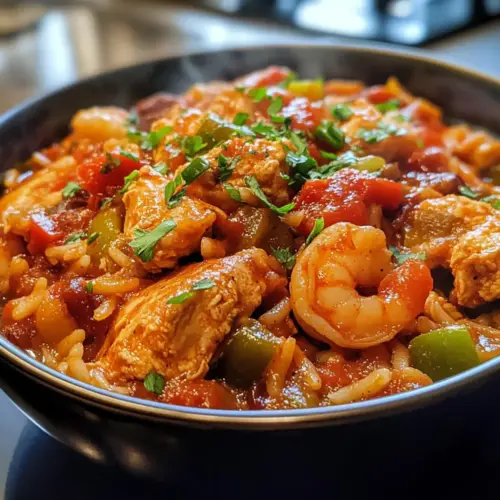 Slow Cooker Chicken Jambalaya