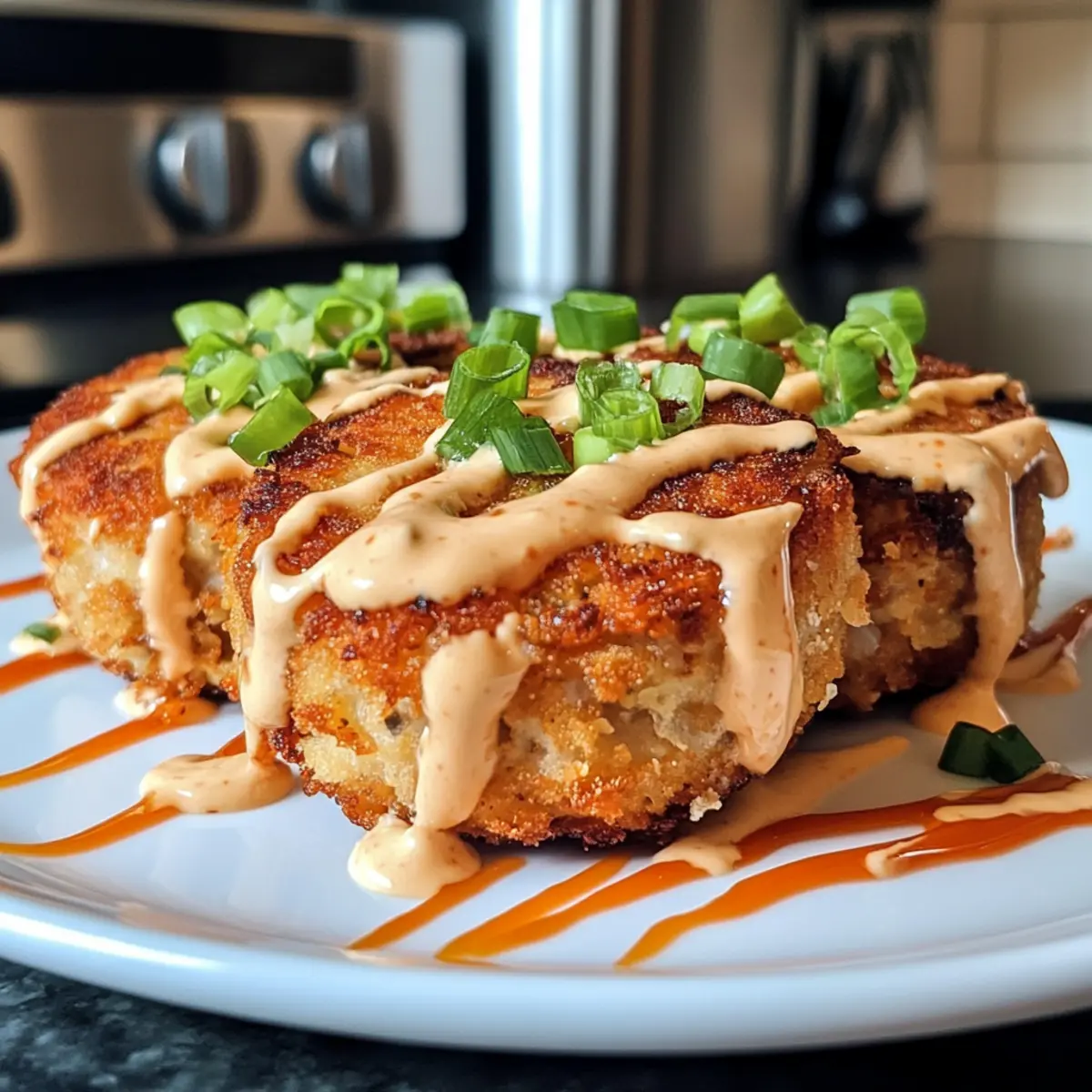 Tuna Cakes with Spicy Mayo