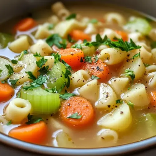 Vegan Chicken Noodle Soup