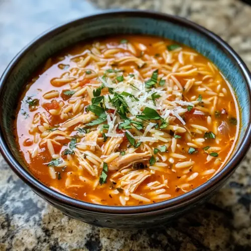 Chicken Orzo Tomato Soup