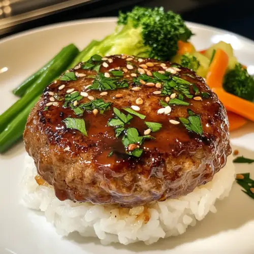 Japanese Hamburg Steak (Hambagu)