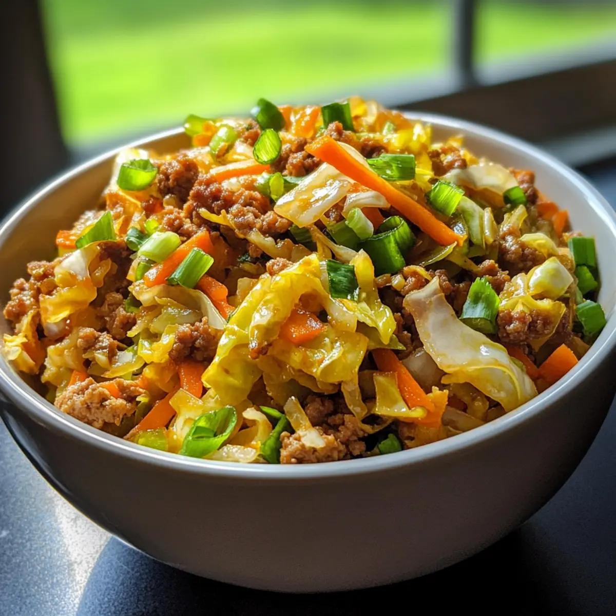 Vegan Egg Roll In A Bowl (Crack Slaw)
