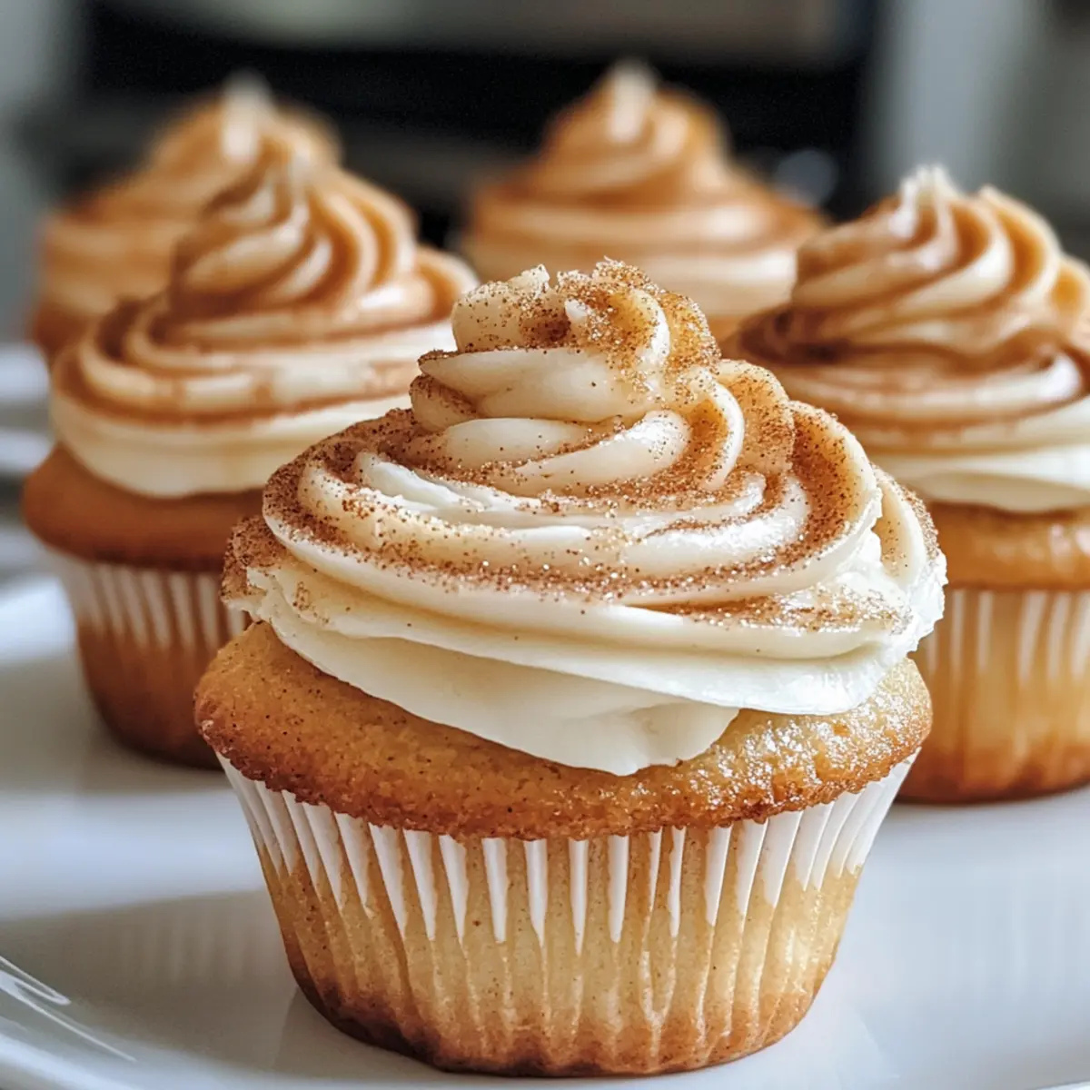Cinnamon Roll Cupcakes