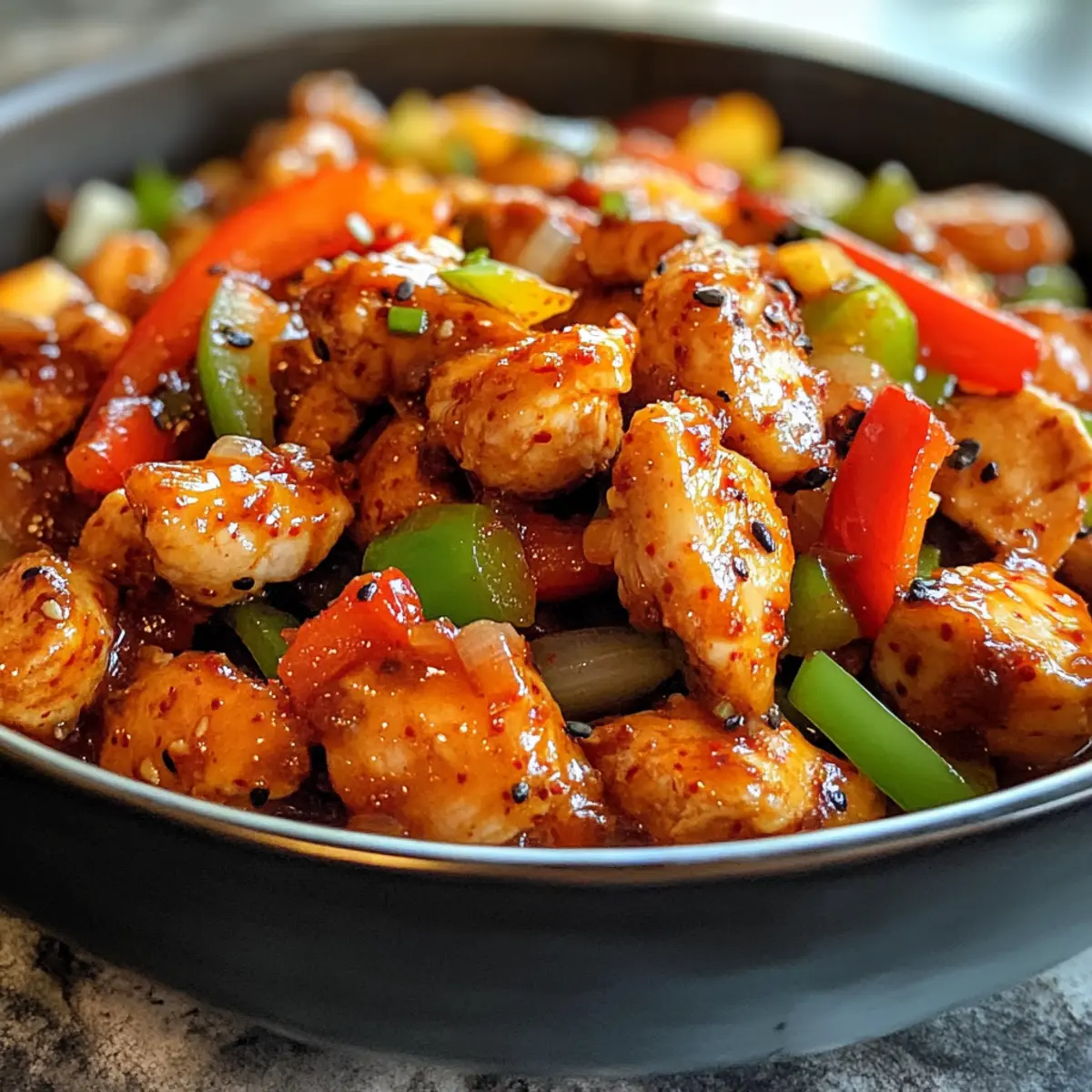 Korean Spicy Chicken Stir Fry