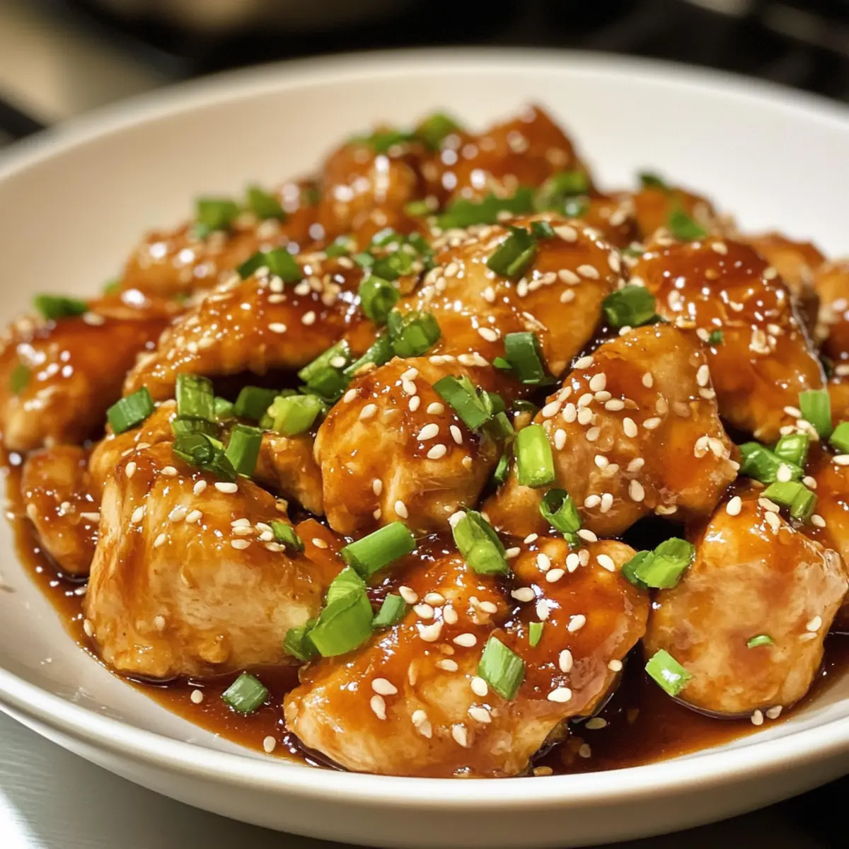Slow Cooker Honey Garlic Chicken