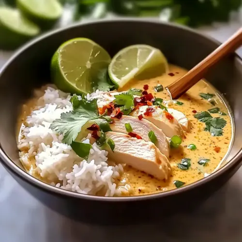 Coconut Chicken Brothy Rice