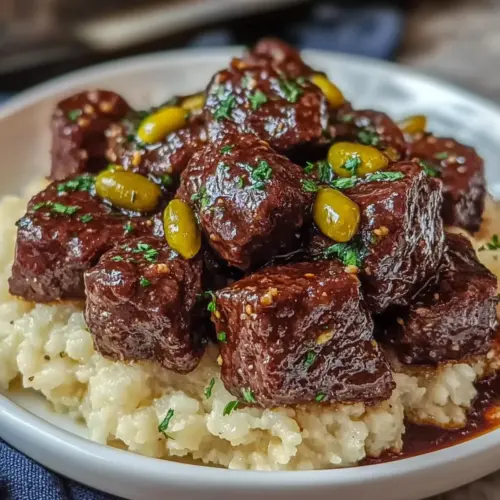 Savory Slow Cooker Mississippi Steak Bites