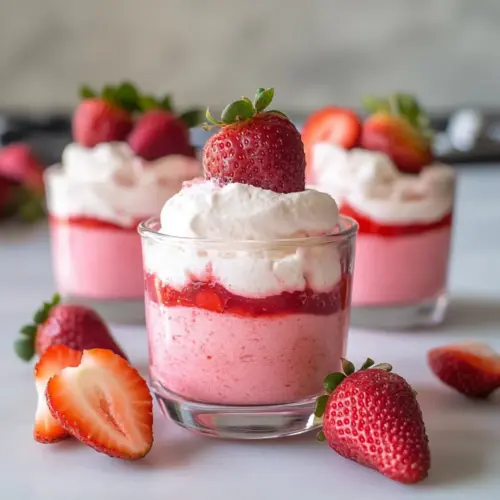 Fresh Strawberry Mousse