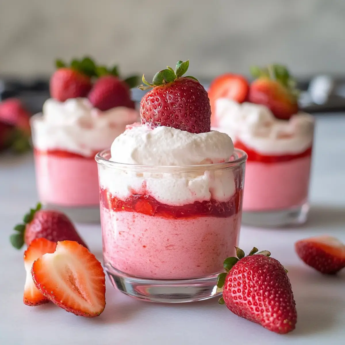Fresh Strawberry Mousse