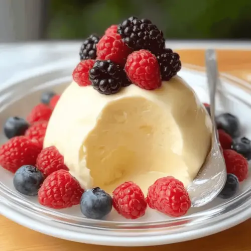 Bavarian Cream And Berries