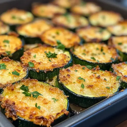 Crispy Baked Parmesan Zucchini